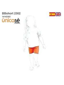 MOLDE SHORT CALZA BEBE 2302