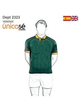 MOLDE DEPORTE CAMISETA RUGBY 2323