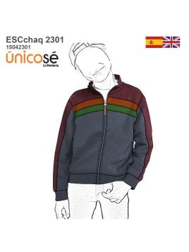 MOLDE CHAQUETA ESCOLAR CORTES 2301