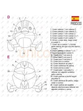 MOLDE PELUCHE PAJARO ACC 2306