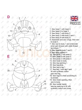 MOLDE PELUCHE PAJARO ACC 2306