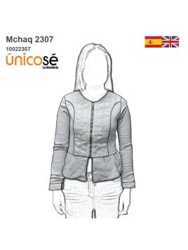 MOLDE CHAQUETA CORTA MUJER 2307