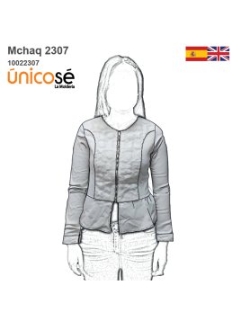 MOLDE CHAQUETA CORTA MUJER 2307