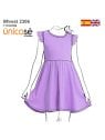 MOLDE VESTIDO EVASE NIÑA 2306