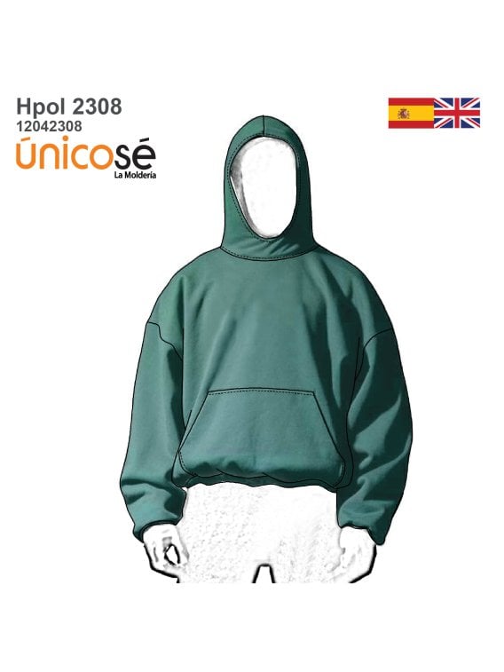 MOLDE POLERON OVERSIZE HOMBRE 2308