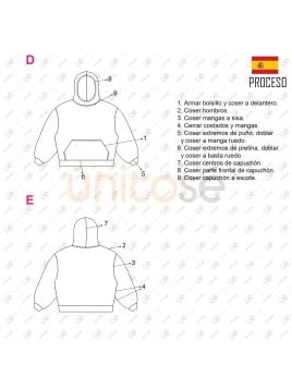 MOLDE POLERON OVERSIZE HOMBRE 2308