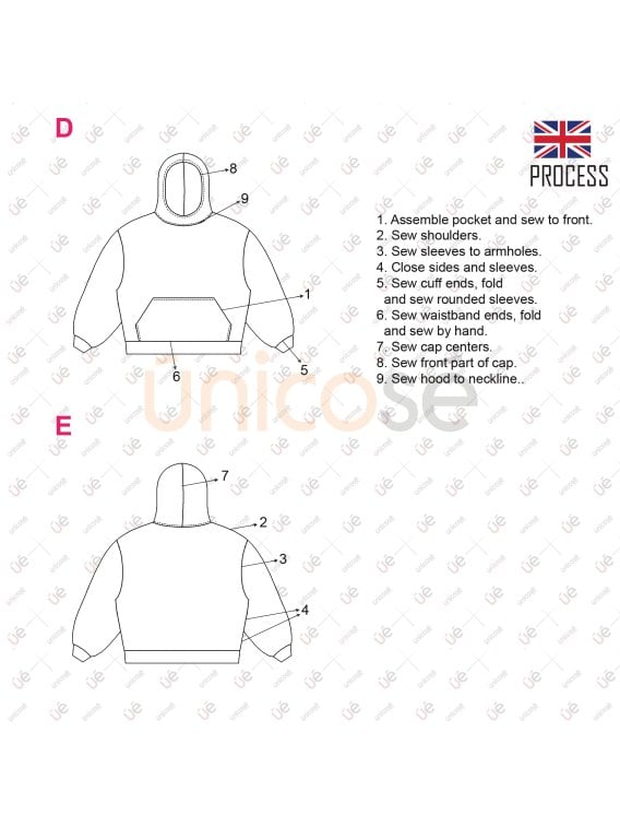 MOLDE POLERON OVERSIZE HOMBRE 2308