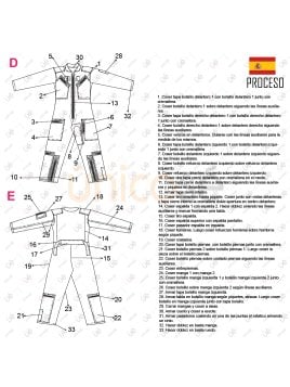 MOLDE TRABAJO OVEROL 2343