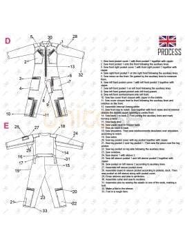 MOLDE TRABAJO OVEROL 2343
