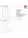 MOLDE PANTALON JOGGER ANCHO NIÑA 2304