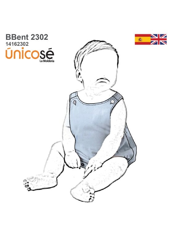 MOLDE ENTERITO BOMBACHO BEBE 2302