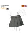 MOLDE ESCOLAR FALDA SHORT 2303