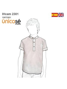 MOLDE CAMISA MAO NIÑO 2301