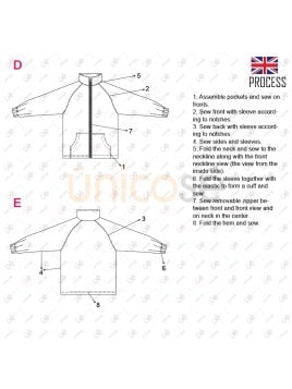 MOLDE ESCOLAR CHAQUETA POLAR 2309