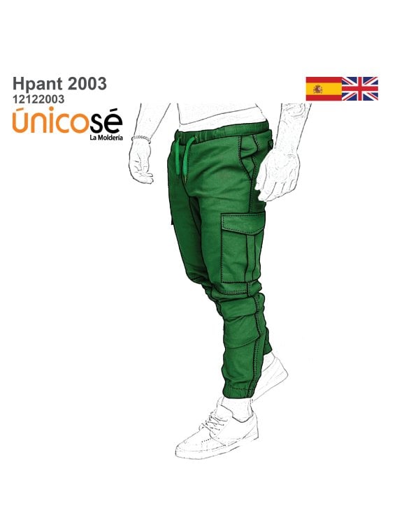 MOLDE PANTALON JOGGER HOMBRE 2003