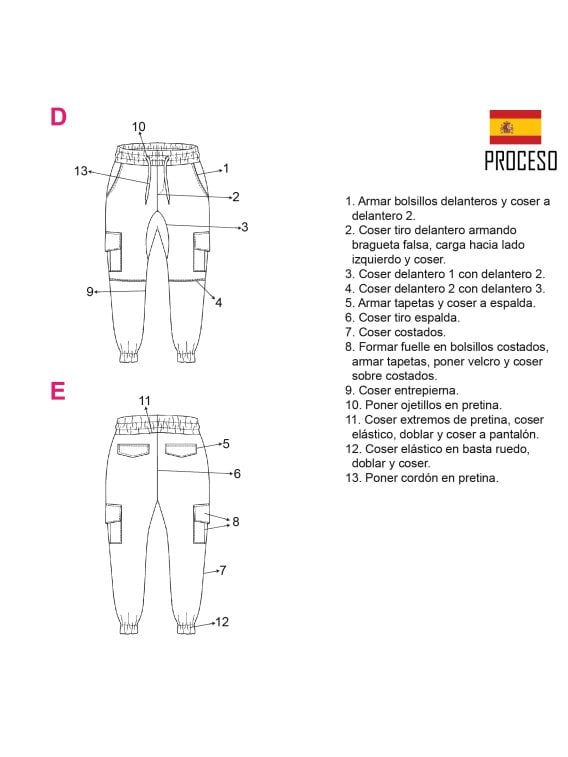 MOLDE PANTALON JOGGER HOMBRE 2003