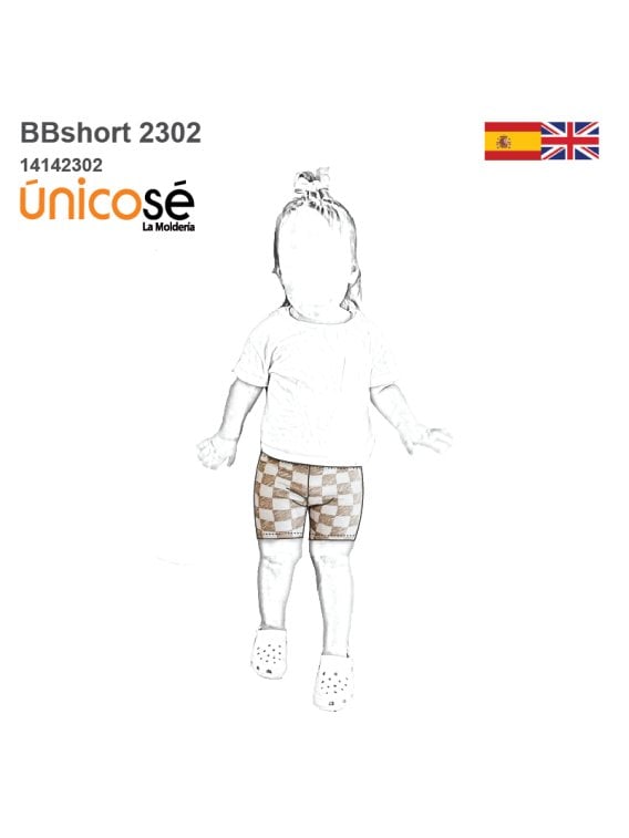 MOLDE CALZA SIN COSTURA BEBE 2303