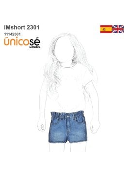 MOLDE SHORT JEAN NIÑA 2301