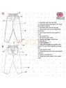 MOLDE PANTALON JEAN NIÑA 2305