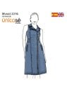 MOLDE VESTIDO MIDI MUJER 2316
