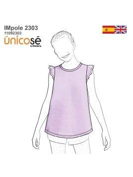 MOLDE POLERA EVASE NIÑA 2303