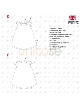 MOLDE POLERA EVASE NIÑA 2303