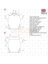 MOLDE ESCOLAR POLERA CORTES 2304