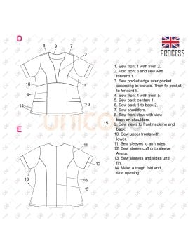 MOLDE TRABAJO CAMISETA SANITARIA 2345