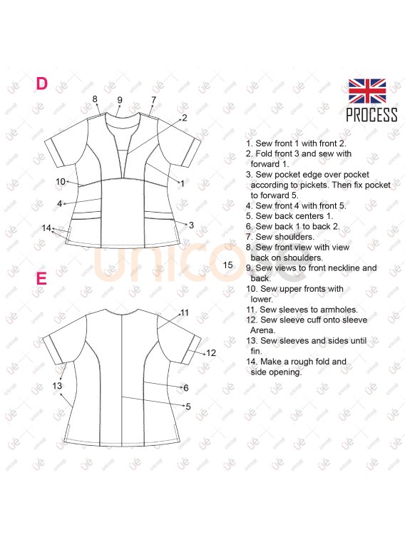 MOLDE TRABAJO CAMISETA SANITARIA 2345