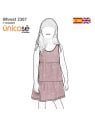 MOLDE VESTIDO BASICO NIÑA 2307