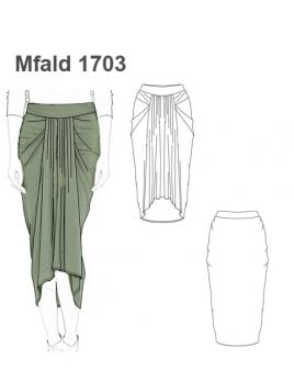 FALDA POLLERA EGIPCIA MUJER