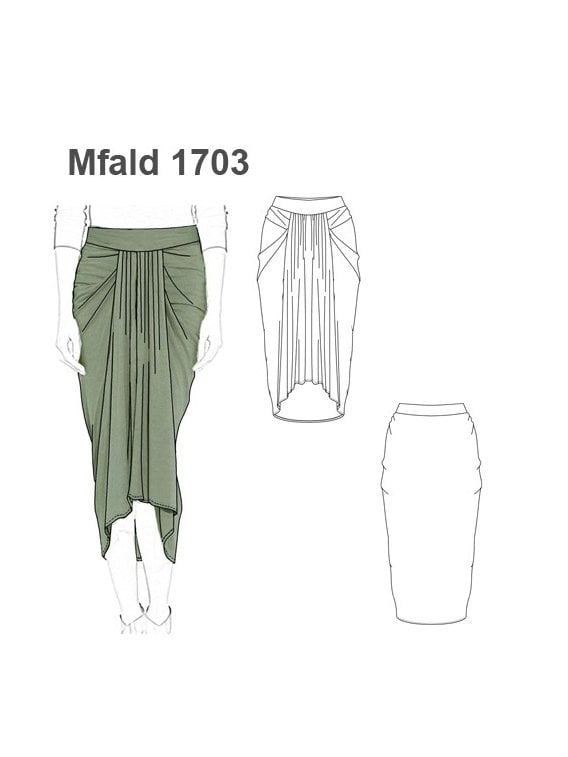 FALDA POLLERA EGIPCIA MUJER