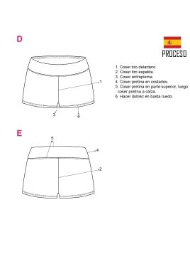 MOLDE DEPORTE CALZA CORTA 2007