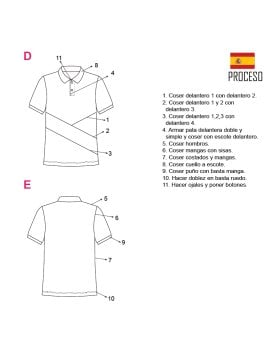 MOLDE POLERA CORTES HOMBRE 2002