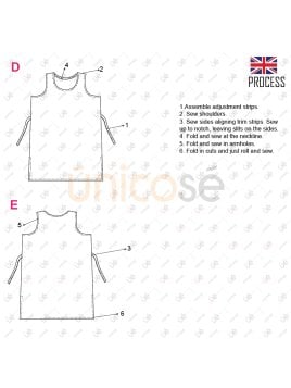 MOLDE VESTIDO RECTO MUJER 2317