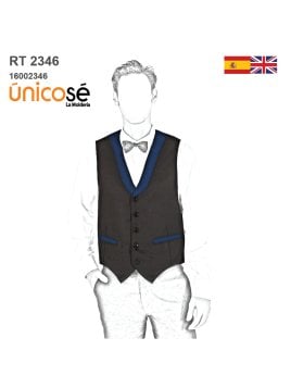 MOLDE CHALECO CON SOLAPA HOMBRE RT 2346