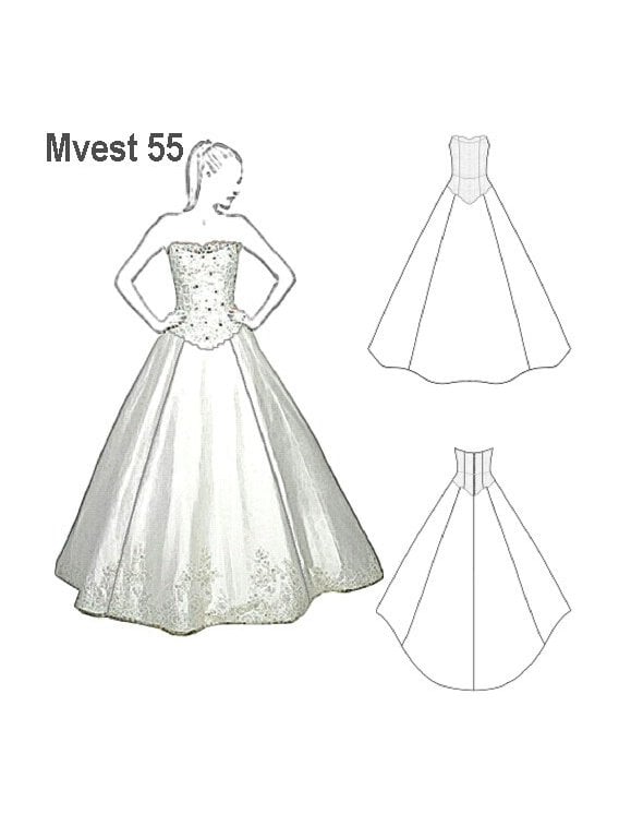 VESTIDO NOVIA ENCAJE CON COLA, CORSET ST