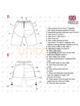 MOLDE DEPORTE SHORT BASICO 2324
