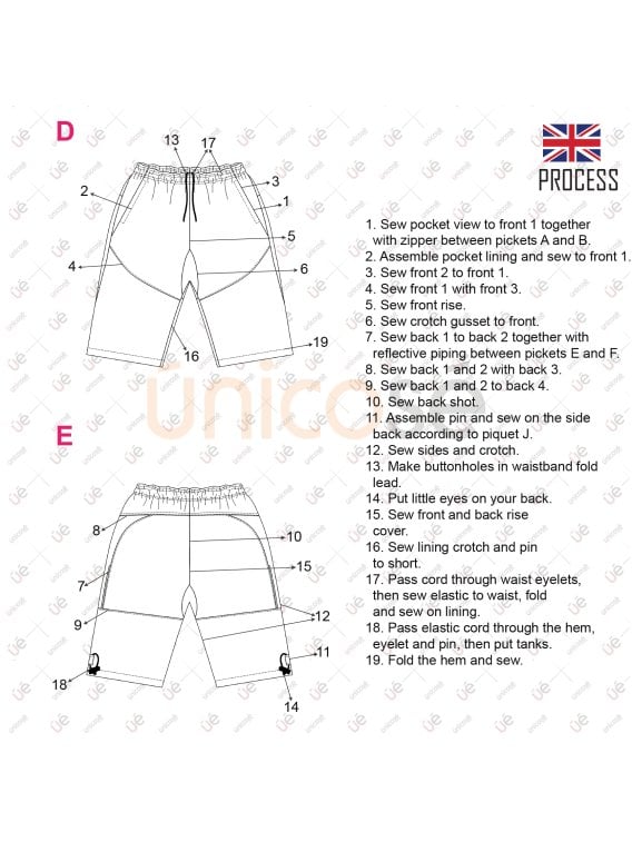 MOLDE DEPORTE SHORT BASICO 2324