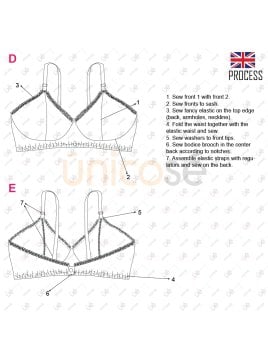 MOLDE INTERIOR BRALETTE MUJER 2301