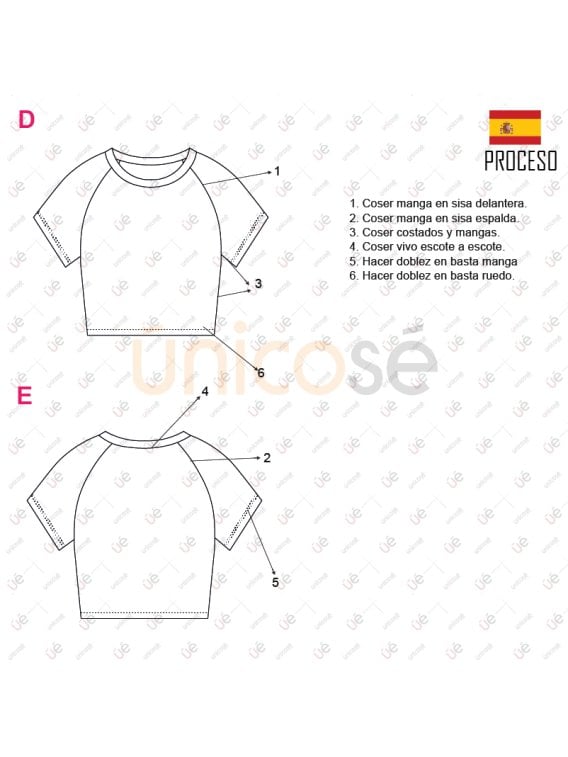 MOLDE TOP CROP MUJER 2304