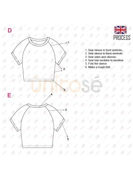 MOLDE TOP CROP MUJER 2304