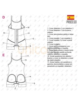 MOLDE INTERIOR FAJA MUJER 2302