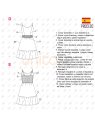 MOLDE VESTIDO SOLERA MUJER 2319