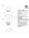 MOLDE VESTIDO SOLERA MUJER 2319