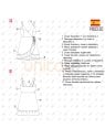 MOLDE VESTIDO SOLERA MUJER 2318