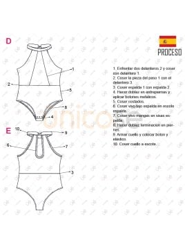MOLDE INTERIOR BODY MUJER 2303