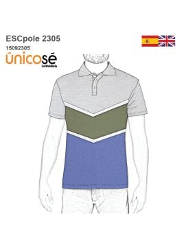 MOLDE ESCOLAR POLERA CORTES 2305