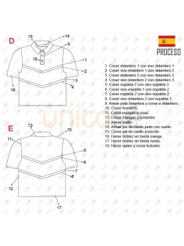 MOLDE ESCOLAR POLERA CORTES 2305