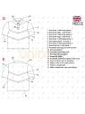 MOLDE ESCOLAR POLERA CORTES 2305